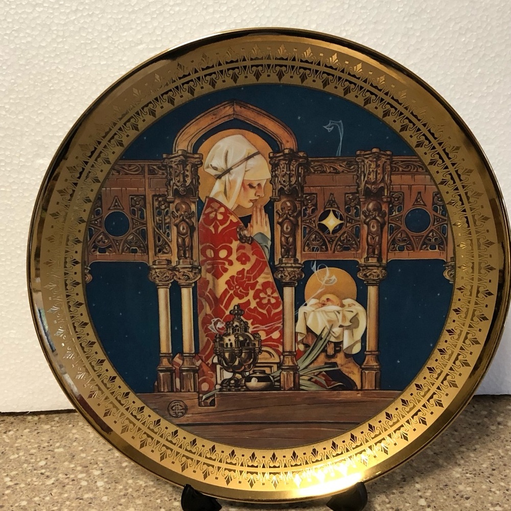 Royal Cornwall Porcelain Wall Plate Wall/Stand Decor